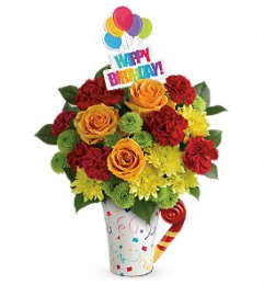 Festive n' Fun Bouquet. An arrangement by Sponseller's Flower Shop Inc.