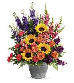 Hues of Hope Bouquet. An arrangement by Flowers of Jacksonville.