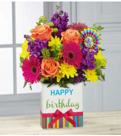 The Birthday Bouquet. An arrangement by Rennix Flowers.