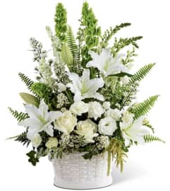 In Our Thoughts. An arrangement by Seasons Change Designs.