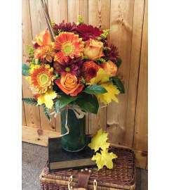 Autumn Explosion. An arrangement by Clark County Floral.