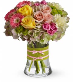 A Fashionista Blooms. An arrangement by Flower Trends Florists.