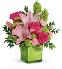 So In Love With Lime. An arrangement by Flower Trends Florists.