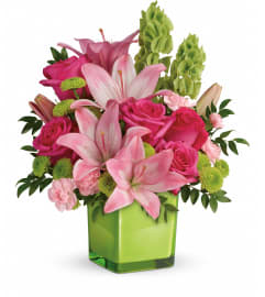 So In Love With Lime. An arrangement by Flower Trends Florists.
