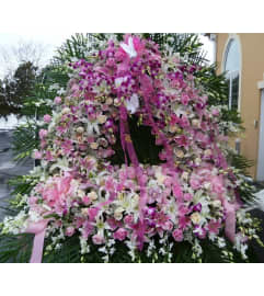 Gate of Heaven. An arrangement by Elegant Florist.