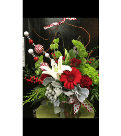 Deck Your Halls. An arrangement by Flower Snobs at Cityview.