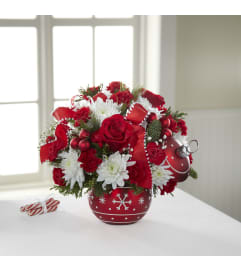 Seasons Greeting. An arrangement by Dupree's Root 88 Garden Center and Florist.