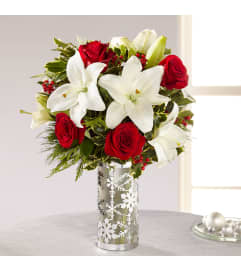 Holiday Elegance Vase. An arrangement by Dupree's Root 88 Garden Center and Florist.