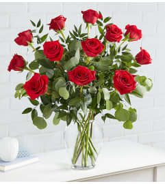 One Dozen Heart's Desire Roses. An arrangement by Lovingly Charlotte.
