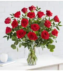 Eighteen Heart's Desire Roses. An arrangement by Lovingly Charlotte.
