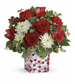 Happy Harmony BQ. An arrangement by Love Story Florist.