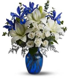 my blue sky. An arrangement by Marianna's Flower Island.