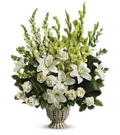 A Clouds Of Heaven Bouquet. An arrangement by Flowers of Jacksonville.