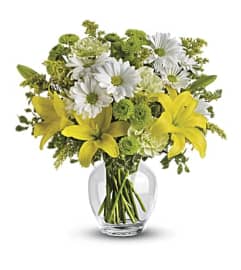Brightly Blooming Bouquet. An arrangement by Flowers of Jacksonville.