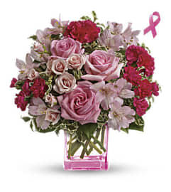 A Pink Grace Bouquet. An arrangement by Flowers of Jacksonville.