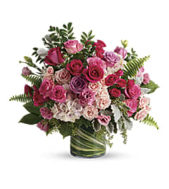 Haute Pinks. An arrangement by Aventura Blooming Petals.