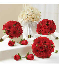 Wedding Package #4. An arrangement by Burlington Flowers.