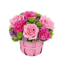 My Favorite Easter Basket. An arrangement by Burlington Flowers.