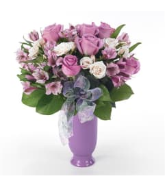 Garden Of Lavender Love. An arrangement by Burlington Flowers.