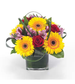 Sunflower Fields Bouquet. An arrangement by Burlington Flowers.