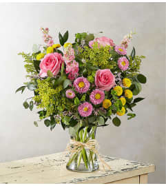 BREEZY BQT. An arrangement by J.D. Ballantine's Flowers and Gifts.