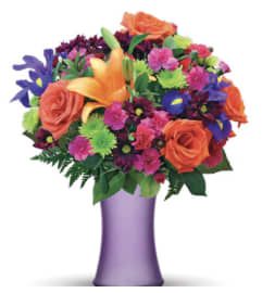I Love Hearts and Flowers. An arrangement by Seasons Change Designs.