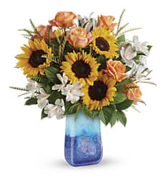 A Sunflower Beauty Bouquet. An arrangement by Flowers of Jacksonville.