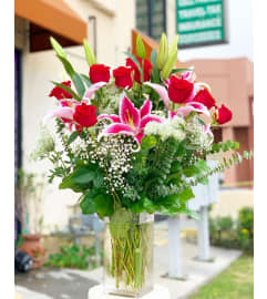 Stargazers Romance. An arrangement by Flower World and Gifts.