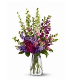 A Garden of Grace. An arrangement by The Greenhouse Florist.