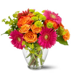 Colorful Creation. An arrangement by The Greenhouse Florist.