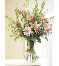 Soft Pink Garden. An arrangement by Avenue Flowers and Gifts. Soft Pink Garden. An arrangement by Avenue Flowers and Gifts.
