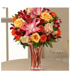 Summer Peach. An arrangement by Avenue Flowers and Gifts. Summer Peach. An arrangement by Avenue Flowers and Gifts.