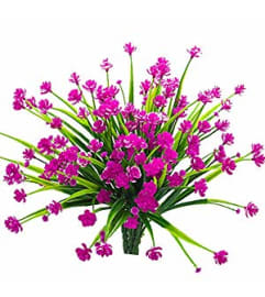 cemetery flowers. An arrangement by Flowers 4 U Helping Hand.