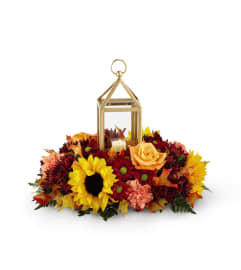 The FTD Giving Thanks Centerpiece. An arrangement by Anderson Flowers.
