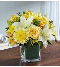 YELLOW TEARS. An arrangement by J.D. Ballantine's Flowers and Gifts.