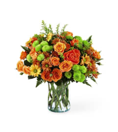 FTD Autumn Delight™. An arrangement by Roma James Gifts.