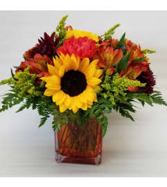 Changing Colors. An arrangement by Clemmons Florist Inc..