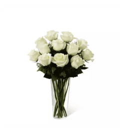 The White Rose Bouquet by FTD Flowers. An arrangement by Anderson Flowers.