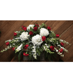 Traditional Remembrance. An arrangement by The Farm and Floral Market.