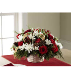 Goodwill and Cheer™ Basket by FTD Flowers. An arrangement by Roma James Gifts.