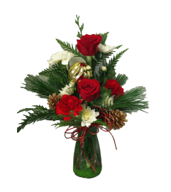 Christmas Vibe. An arrangement by Flowers Plus.