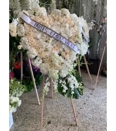 All My Heart - Solid Heart Wreathe. An arrangement by Flower World and Gifts.