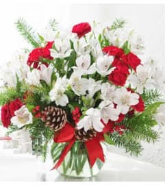 Frosted Pine. An arrangement by Clemmons Florist Inc..