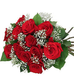 Pretty Rose Bouquet. An arrangement by Shalimar Flower Shop.