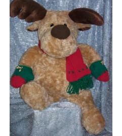 Christmas deer. An arrangement by Country Garden Floral Boutique.