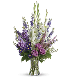 Peaceful Haven Vase. An arrangement by Flower Buds Florist PEI.