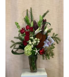 Happy Holidaze. An arrangement by Shell Beach Floral Design.