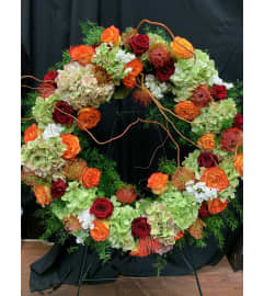Orange Oasis. An arrangement by Flower Snobs at Cityview.