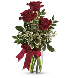 Thoughts of You Roses. An arrangement by Love Story Florist.