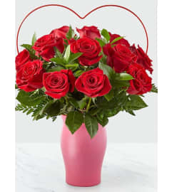 HEART'S INFERNO. An arrangement by Avenue Flowers and Gifts. HEART'S INFERNO. An arrangement by Avenue Flowers and Gifts.